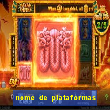 nome de plataformas de jogos