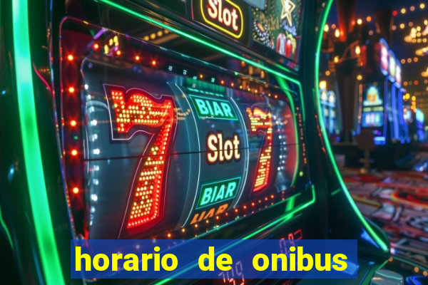 horario de onibus santos dumont x juiz de fora