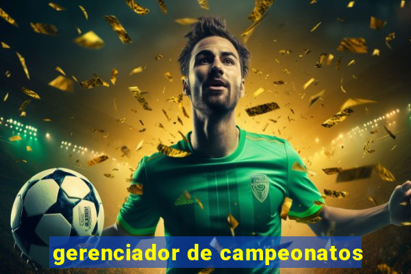 gerenciador de campeonatos