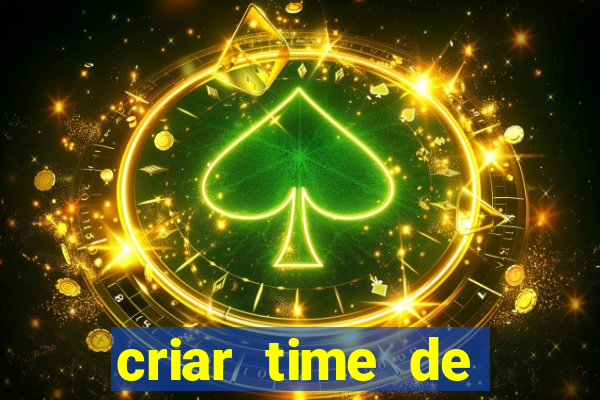 criar time de futebol simulador