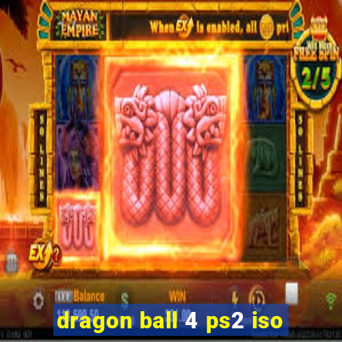 dragon ball 4 ps2 iso