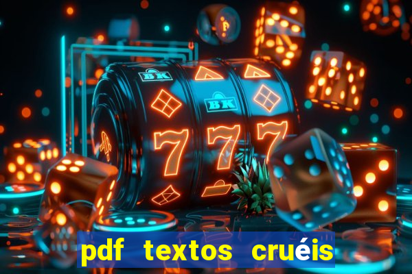 pdf textos cruéis demais para serem lidos rapidamente