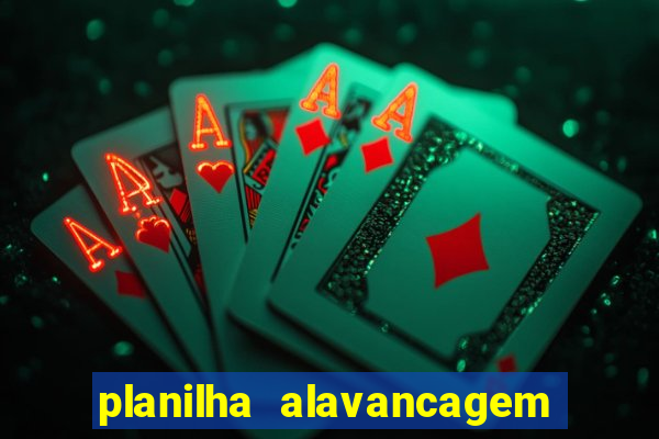 planilha alavancagem de banca