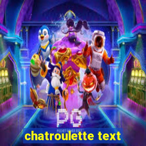 chatroulette text