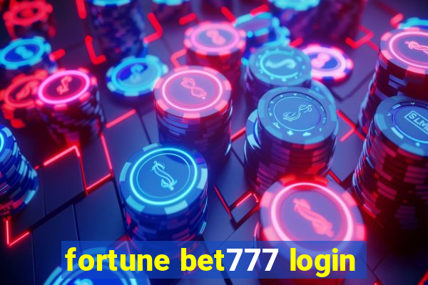 fortune bet777 login