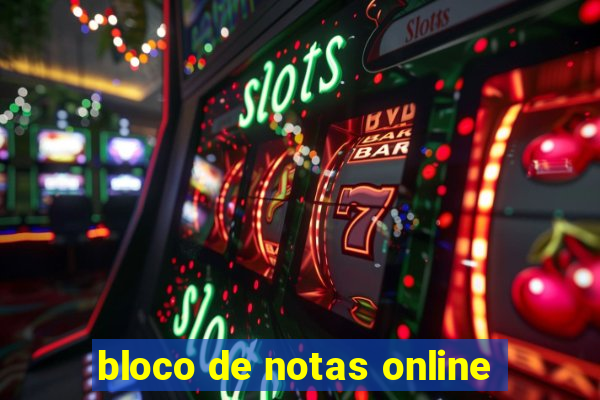 bloco de notas online